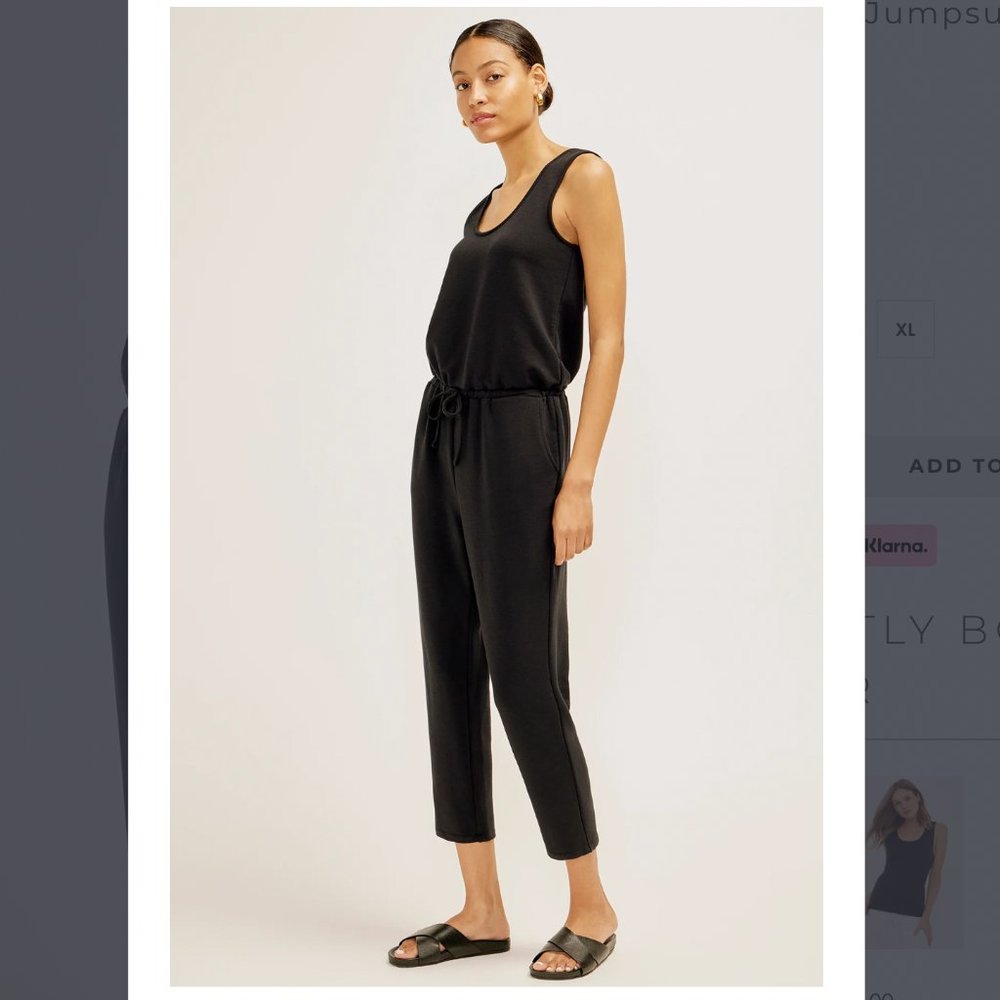 NWT Three Dots Recycled Tank Jumpsuit, L